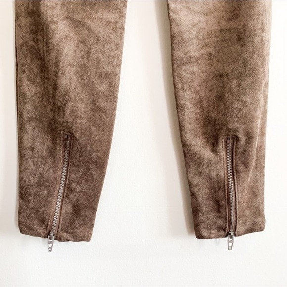 Blank NYC Tan Faux Suede Leggings - Picture 6 of 8